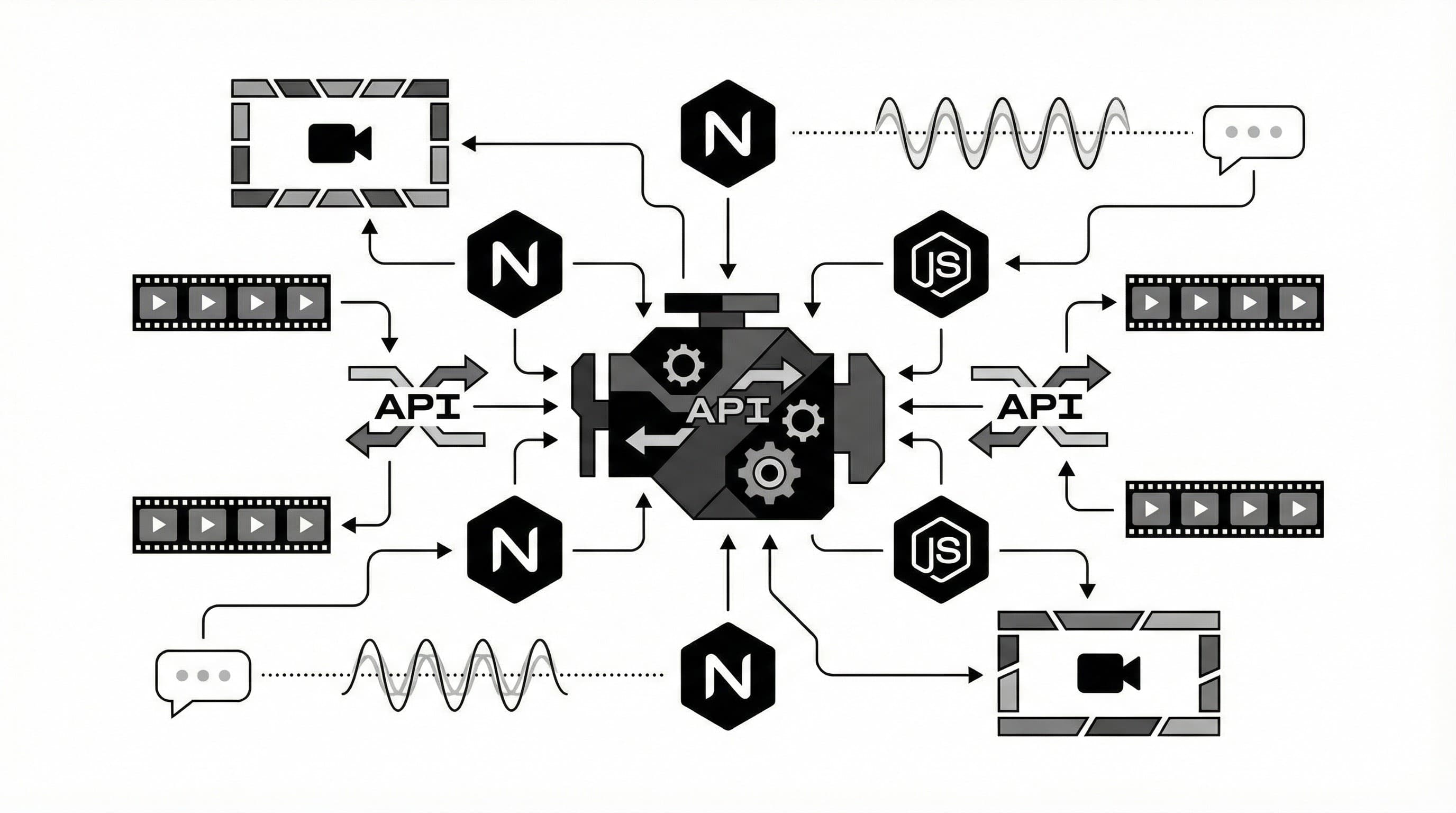 Media Generation APIs for Messaging Platforms